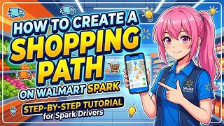How to Create a Shopping Path on Walmart Spark | Step-by-Step Tutorial for Spark Drivers