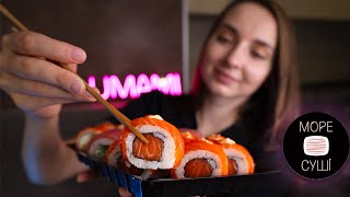 Sea of SUSHI! I taste rolls with delivery in Kyiv