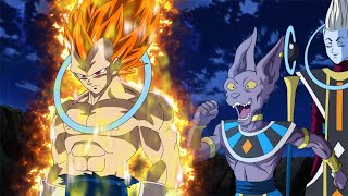 Vegeta Awakens The Legendary Form of Ultra Ego Level 2 and Shows It To Whis and Beerus !!!
