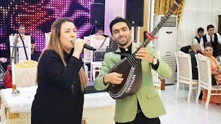 Yeni Mahnilar - Zarina Buzovnali ＆ Ceyhun Sazmen Toyda Yeni Muzikalni Meyxana Canli İfa （055）8907627