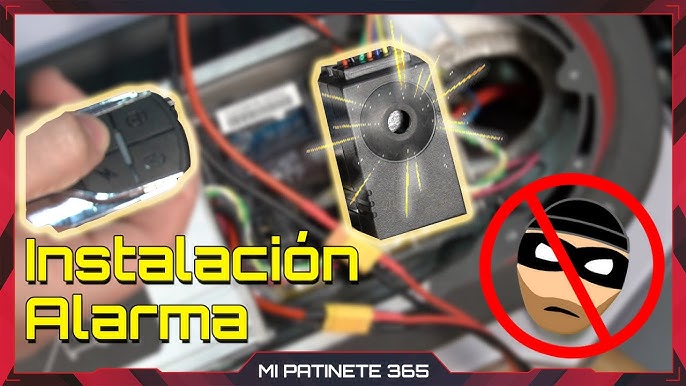 FOLOSAFENAR Alarma antirrobo, Alarma de Patinete eléctrico Mando a  Distancia inalámbrico 150dB para Bicicletas Motocicletas Bicicletas  eléctricas Patinetes eléctricos, Puertas y Ventanas : : Deportes y  aire libre