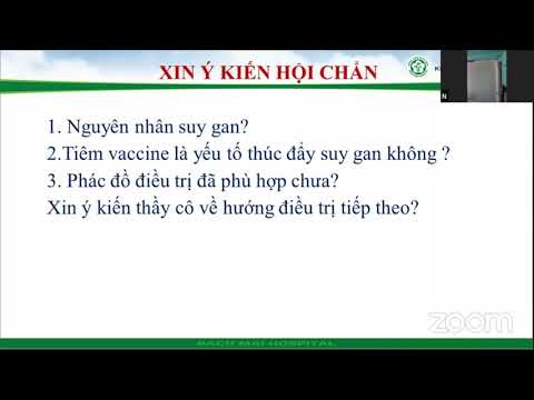 Hội chẩn BN suy gan cấp nghi do thuốc nam, điều trị ARV I BV Bạch Mai