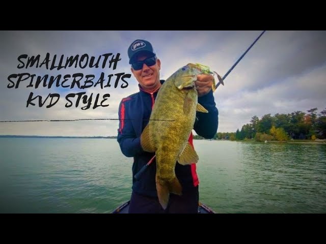 Clear Water Smallmouth Spinnerbaiting with KVD 