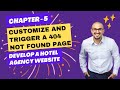 Next.js Course | Chapter 5 - Customize &amp; Trigger a 404 Not Found Page