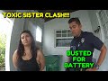Miami Sisters Busted for Battery after Dispute - Miami, Florida - May 7, 2023