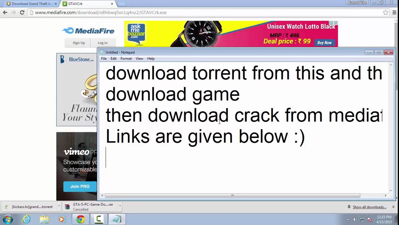 Comment Installer Crack GTA 5 Avec Multijoueur Gta 5 Crack Comment installer crack gta 5 avec multijoueur gta 5 crack