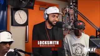 Locksmith freestyles over Pete Rock beats on Sway (2015)