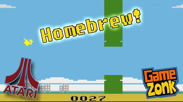 Flappy - Atari 2600 Homebrew Game - Play Through