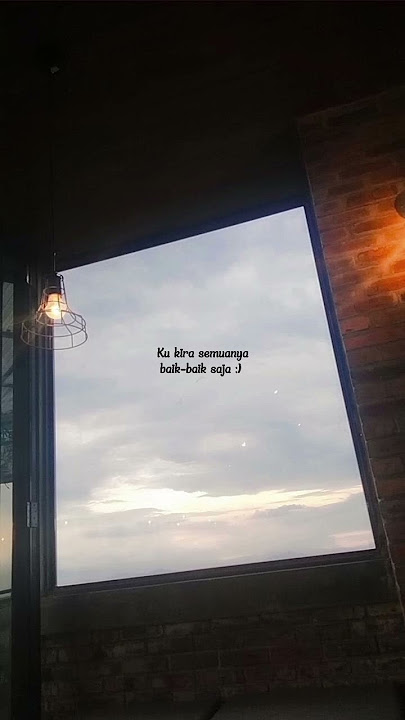 Aku tertipu kediamanmu yang ku anggap semuanya baik-baik saja :) 🐊