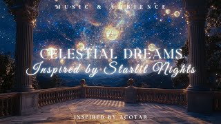 Starry Night Symphony 🌌 | Inspired by ACOTAR Skies | Fantasy Music for Studying, Reading, Relaxing