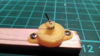 3D printed rotary damper viscous timer for free flight dethermalizer - Static test screenshot 5