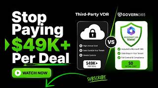 Stop Paying the VDR Tax: How to Run Secure Virtual Data Rooms with Govern 365 in Microsoft 365