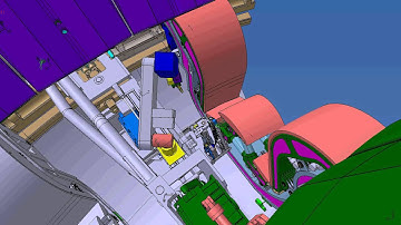 3D animation of the ITER Divertor cassette pre-loading