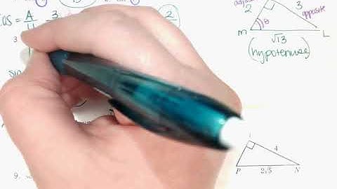 HW 4 Right Triangle Trig