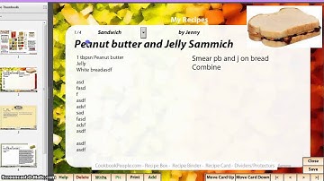 Recipe Card O-Matic Short Demo - CookbookPeople.com