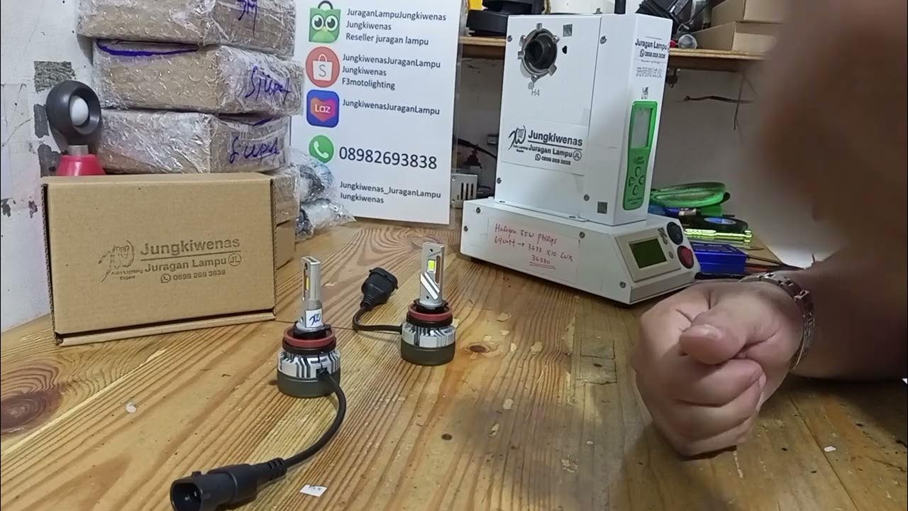 led H11 JL55 paling terang 4300k vs H11 6000k YouTube