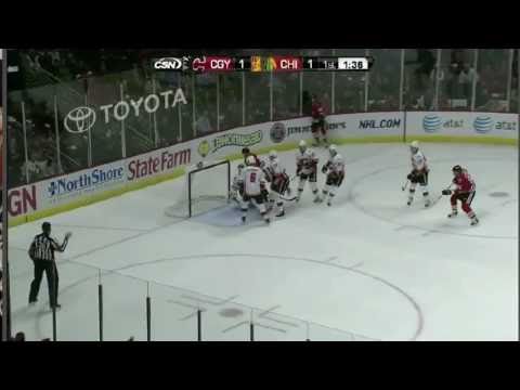 Michael Frolik's First Goal As a Blackhawk (3/2/11) [HD]