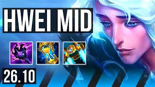 HWEI vs VIKTOR (MID) | Good KDA: 18/2/19, 47K damage | NA Master | 26.10