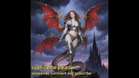Thumbnail of Saphira the Paladin #dndhomebrew #music