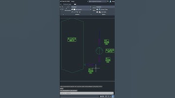 AUTOCAD PLANT 3D: How to connect valve directly to flange nozzle of equipment  #shorts #autocad
