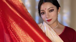 ASMR | Asha Maa Final Fitting Your Custom Saree ✨ (Draping Styles & Personal Attention) screenshot 1
