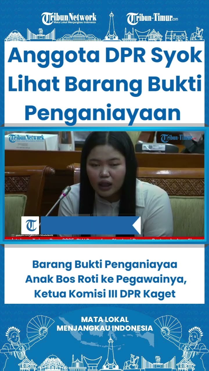 SHORT Barang Bukti Penganiayaan Anak Bos Roti ke Pegawainya, Ketua Komisi III DPR Kaget
