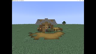 Minecraft OAK starter survival house tutorials