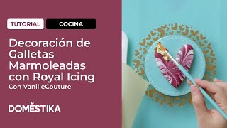 Tutorial Cocina: Decoración de Galletas Marmoleadas con Royal Icing 🍪 | VanilleCouture | Domestika