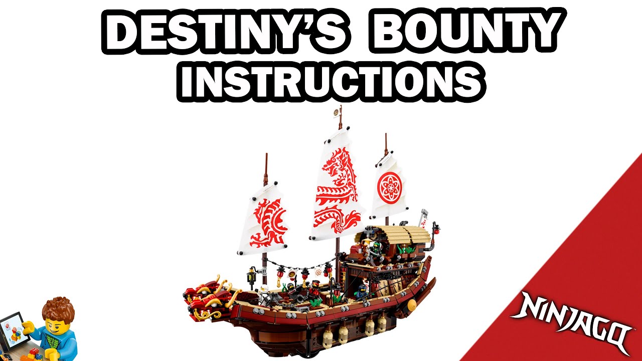 LEGO INSTRUCTIONS - Destiny's Bounty - NINJAGO - LEGO Set - YouTube