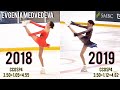 Evgenia Medvedeva Autumn Classic 2018 Vs 2019 / Improvements? / We Love Skating