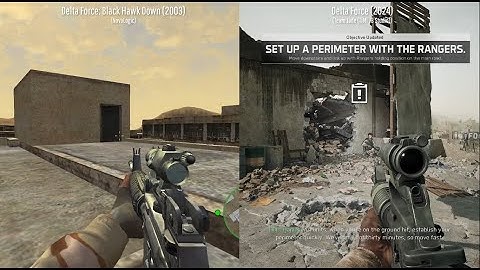 Delta Force: Black Hawk Down - Original vs Remake Comparison (Irene Mission)
