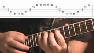 Melodic Sweep Picking & Tapping Lick (Lesson With TAB) chords