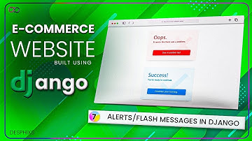 Flash Messages and Alerts in Django | E-commerce Website using Django | Ep. 7