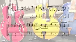 #TedGreene arrangement of "Blues For Ted", performed by John March, TRANSCRIPTION