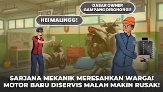 MECHANIC GRADUATE CAUSING TROUBLE! BRAND NEW BIKE BROKEN AFTER SERVICE! - ANIMATED DRAMA