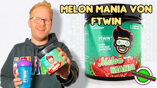 Ftwin Melon Mania Im Test - Gaming Booster Energy Drink