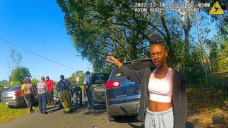 Unhinged Woman Rams Car Full of Kids During Wild Rampage
