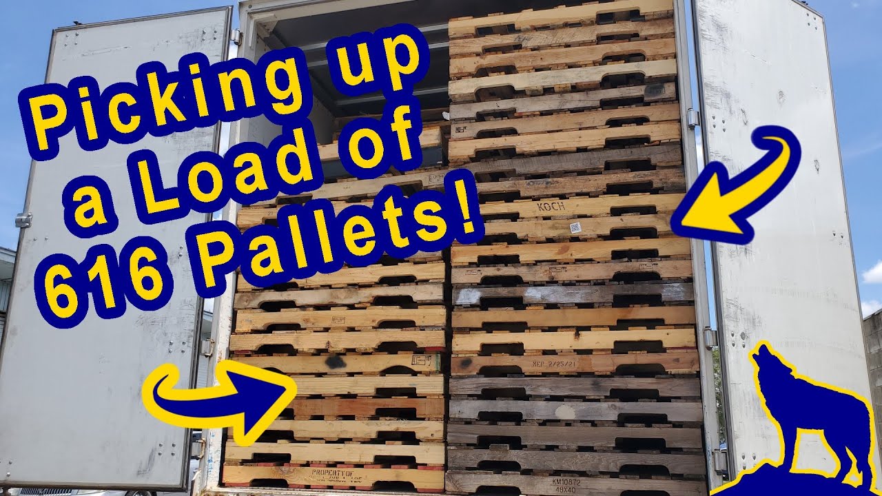 How To Fit 616 Wooden Pallets Into A 53 Foot Trailer YouTube