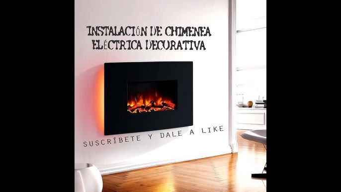 Chimenea electrica decorativa de pared Ready Warm 2600 Curved Flames  Cecotec — Qechic