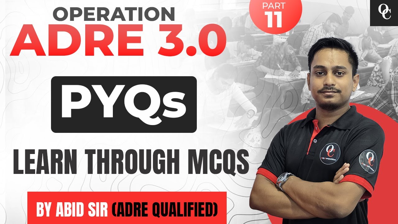 OPERATION ADRE 3.0 | PYQs | BY ABID SIR | Only Competition - YouTube