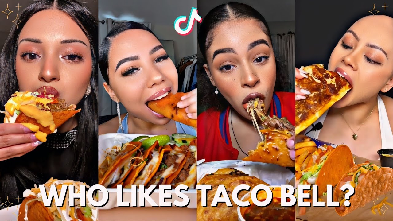 Taco Bell Birria Tacos TikTok Mukbang ASMR Compilation - YouTube