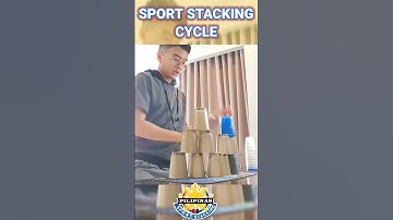 Sport Stacking Cycle in 6.006 Seconds! #cupstacking #fast #shorts