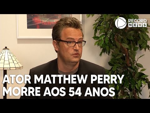 Ator Matthew Perry, o Chandler de “Friends”, morre aos 54 anos