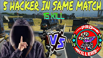 OMG! 5 HACKER IN ONE GAME 🥺| hacker squad vs pro killers | war robot hacker
