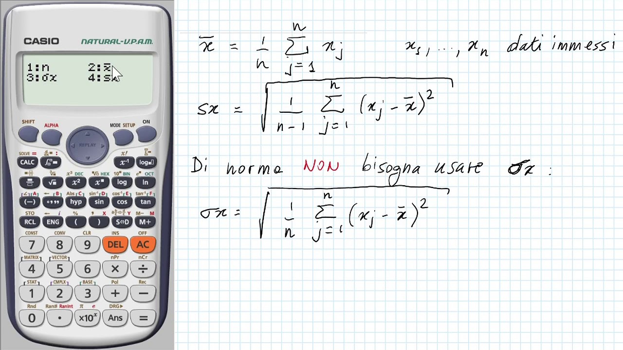 overrun Aspettarsi th calcolatrice scientifica statistica mezzo