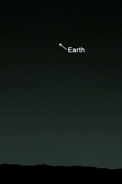 Watch Earth, Moon & Venus looks from MARS.  Original footage taken by Nasa.