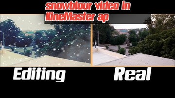 How to make a snowblower video in KineMaster @KineMaster