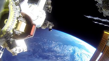 Walking outside space - ISS LIVE VIDEO 2018 Part 1