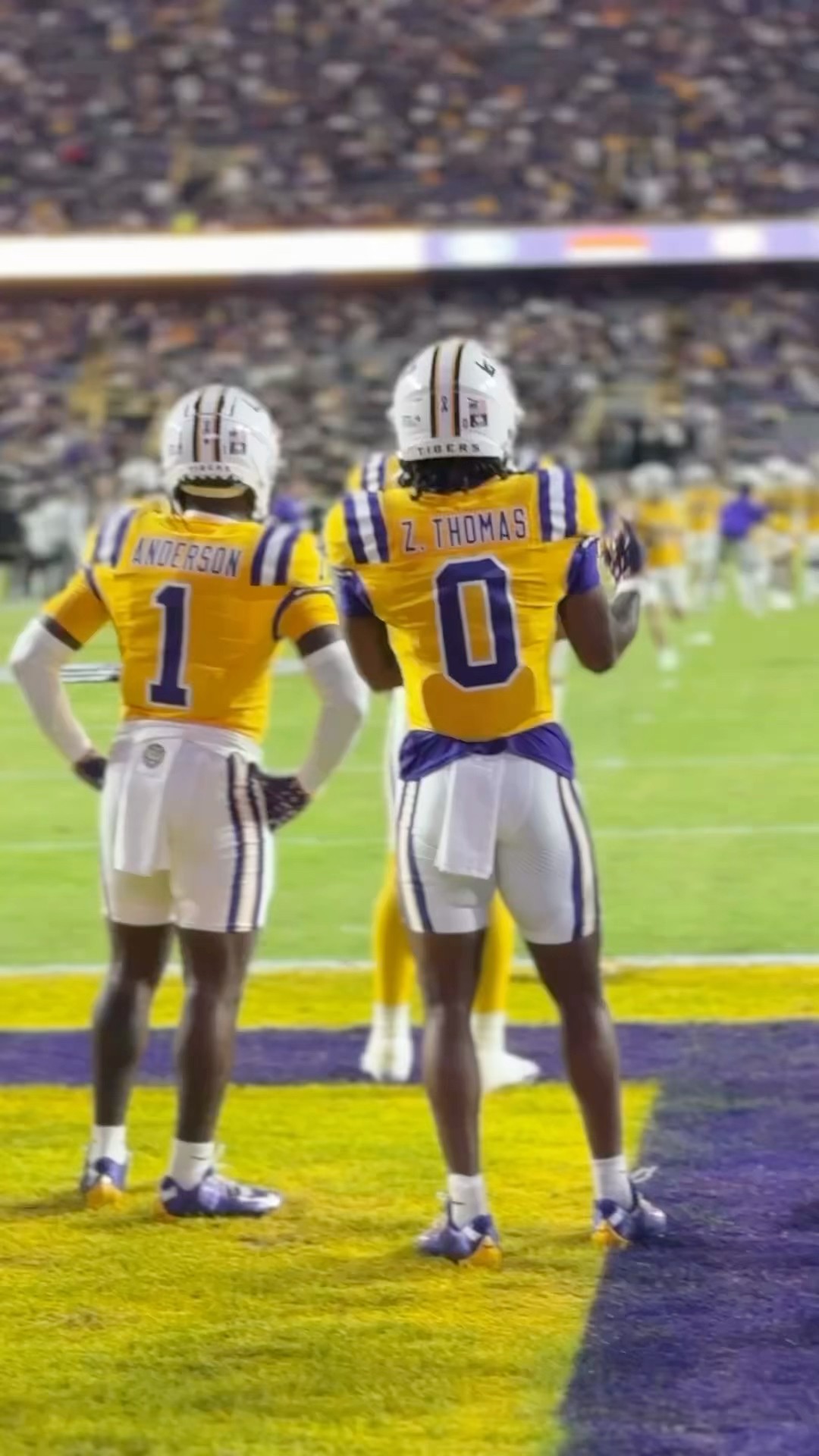LSU Football WRs getting loose ?