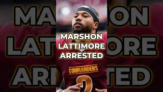 What Marshon Lattimore’s Arrest Means For the Washington Commanders #commanders #nfl #shorts